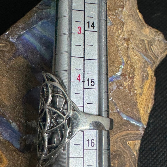 Sterling Silver “Seed of Life” Ring - Picture 4 of 4